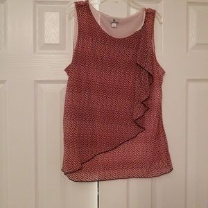 Sleeveless dress shirt